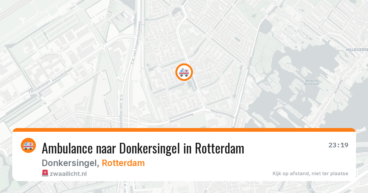 Ambulance naar Donkersingel in Rotterdam — 25 jun 2026