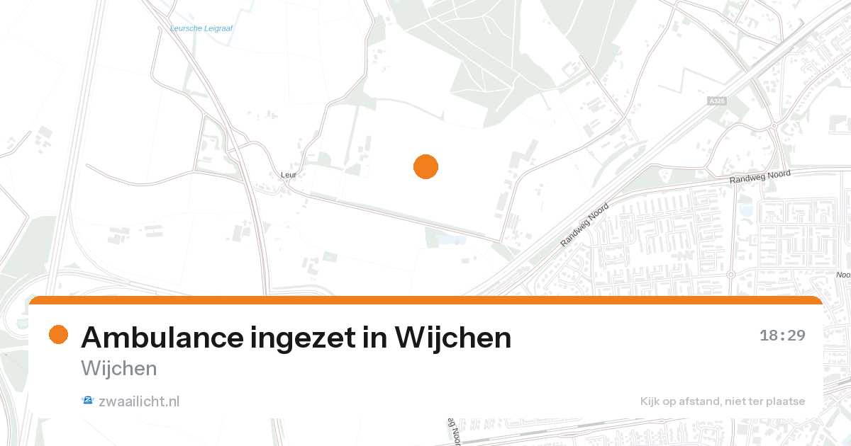 Ambulance ingezet in Wijchen — 25 aug 2026