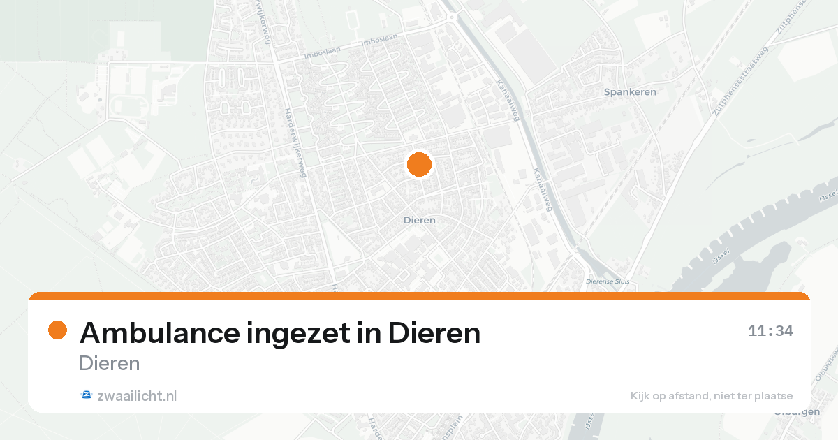 Ambulance ingezet in Dieren — 5 mei 2026