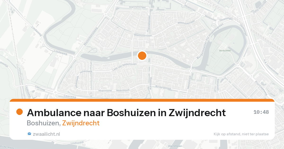Ambulance naar Boshuizen in Zwijndrecht — 25 aug 2026