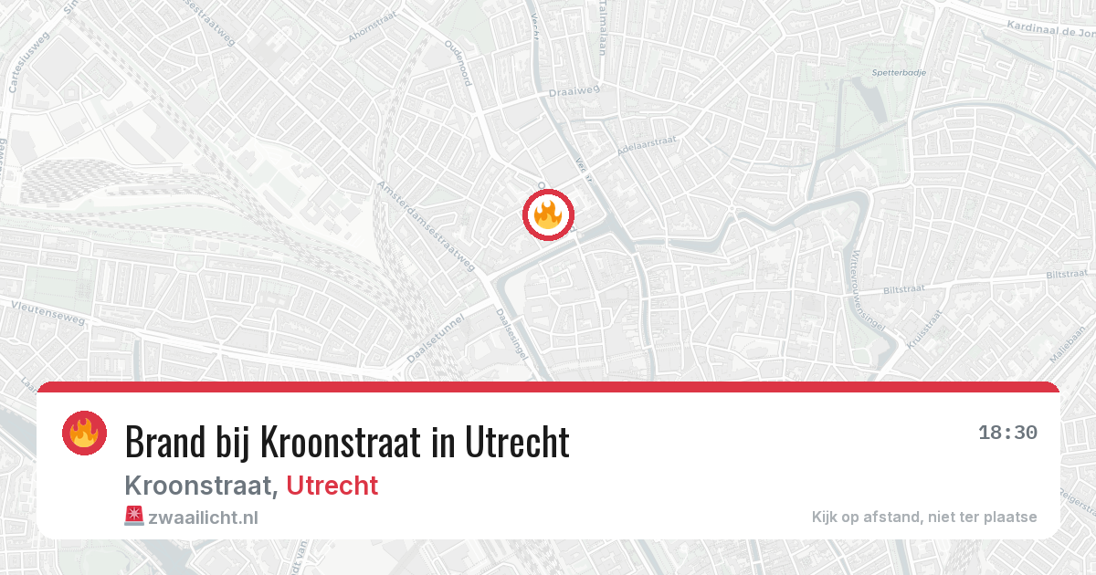Brand bij Kroonstraat in Utrecht — 28 mei 2026