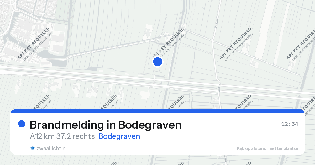 Brandmelding in Bodegraven — 26 aug 2026