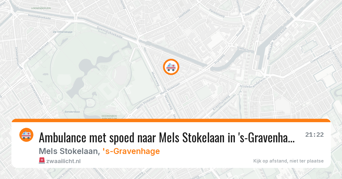 Ambulance met spoed naar Mels Stokelaan in 's-Gravenhage — 19 jun 2026
