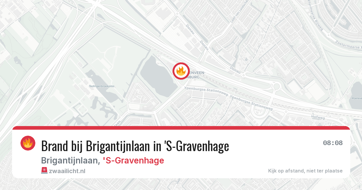 Brand bij Brigantijnlaan in 'S-Gravenhage — 15 feb 2026