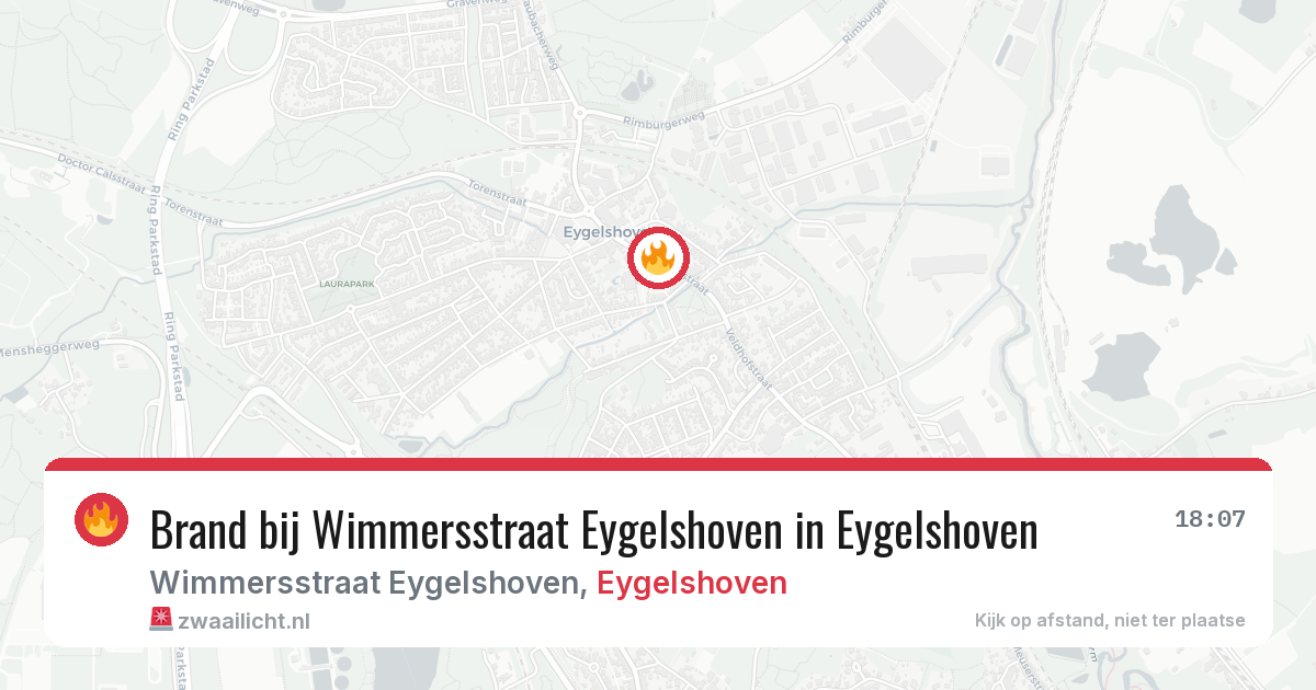 Brand bij Wimmersstraat Eygelshoven in Eygelshoven — 9 jun 2026