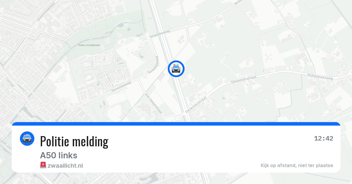 Politie melding — 4 jul 2026