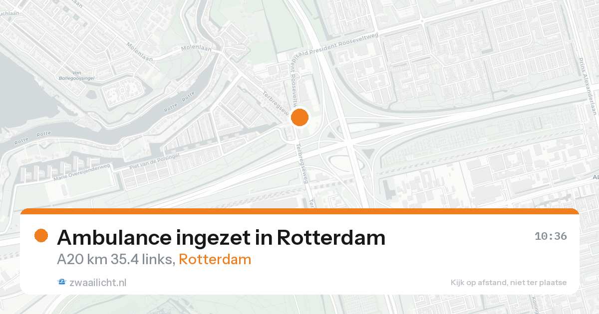Ambulance ingezet in Rotterdam — 19 aug 2026
