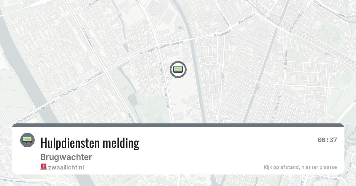 Hulpdiensten melding — 8 feb 2026