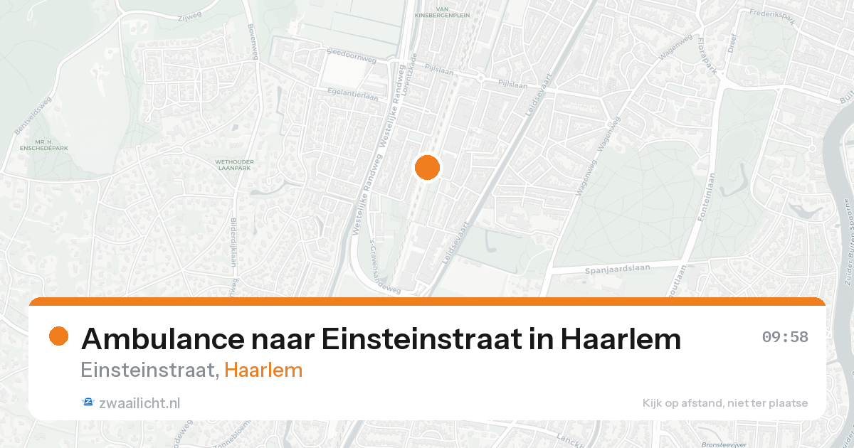 Ambulance naar Einsteinstraat in Haarlem — 31 jan 2026