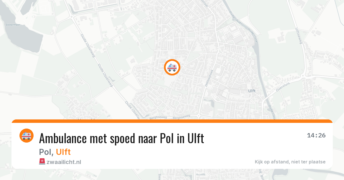 Ambulance met spoed naar Pol in Ulft — 24 mrt 2026