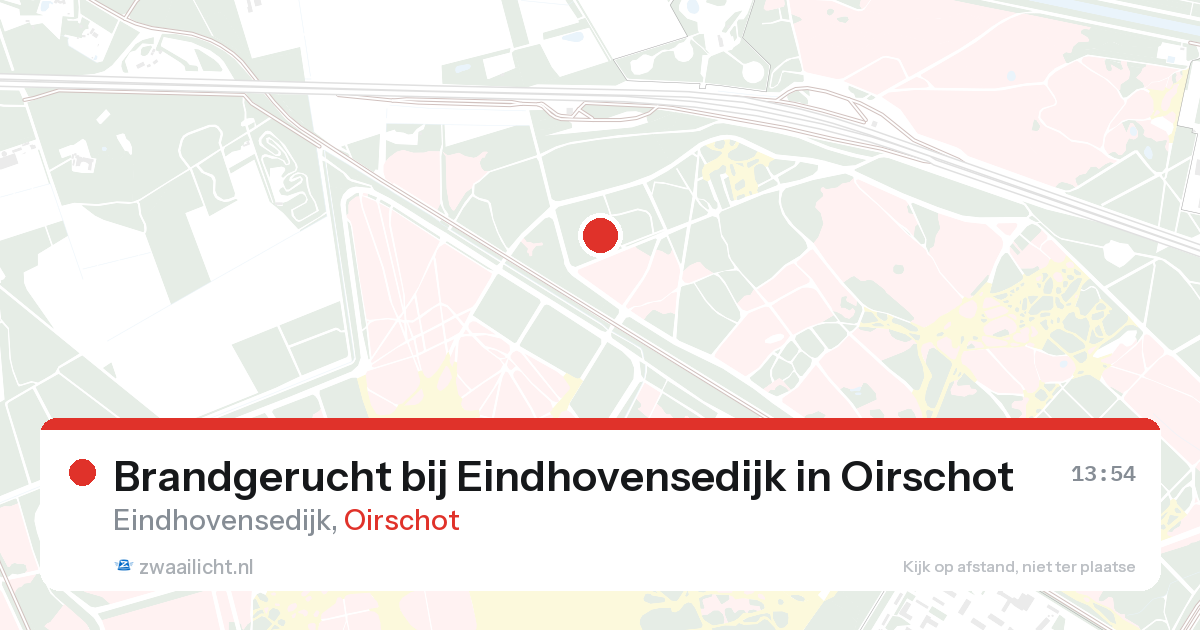 Brandgerucht bij Eindhovensedijk in Oirschot — 28 aug 2026
