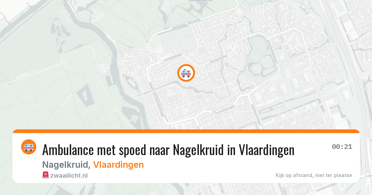 Ambulance met spoed naar Nagelkruid in Vlaardingen — 5 apr 2026