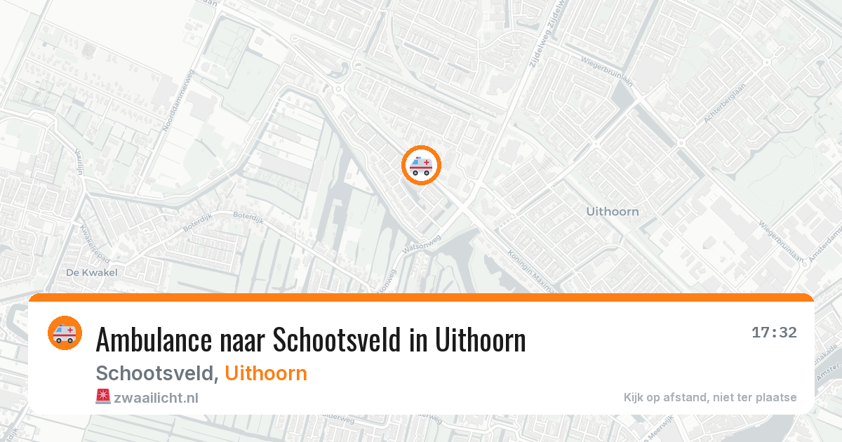 Ambulance naar Schootsveld in Uithoorn — 29 jan 2026