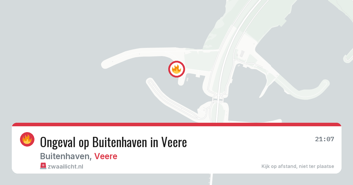 Ongeval op Buitenhaven in Veere — 22 jun 2026