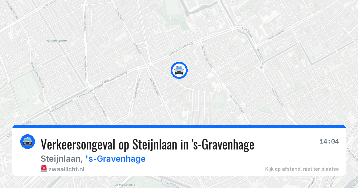 Verkeersongeval op Steijnlaan in 's-Gravenhage — 27 mrt 2026