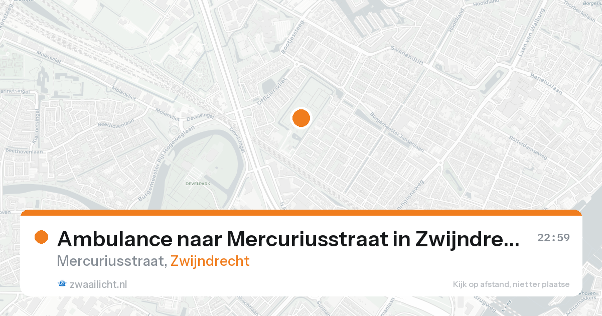 Ambulance naar Mercuriusstraat in Zwijndrecht — 7 feb 2026