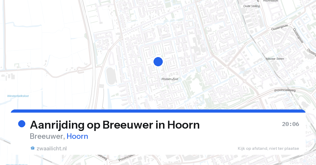 Aanrijding op Breeuwer in Hoorn — 28 aug 2026