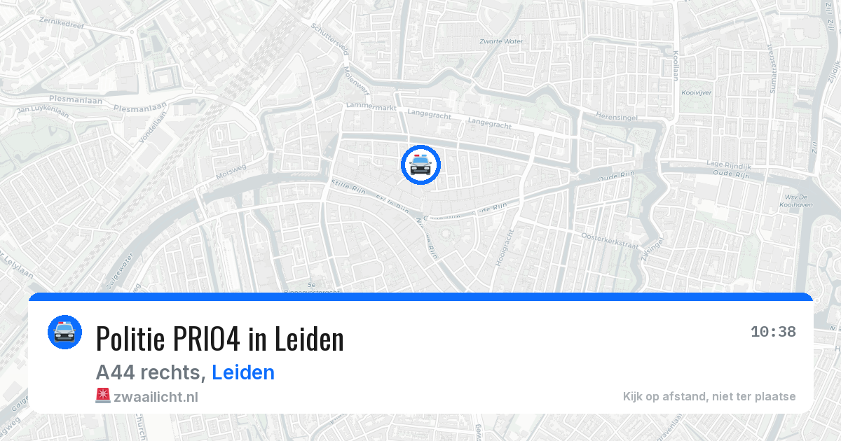 Politie PRIO4 in Leiden — 4 apr 2026 | 🚨 Zwaailicht.nl
