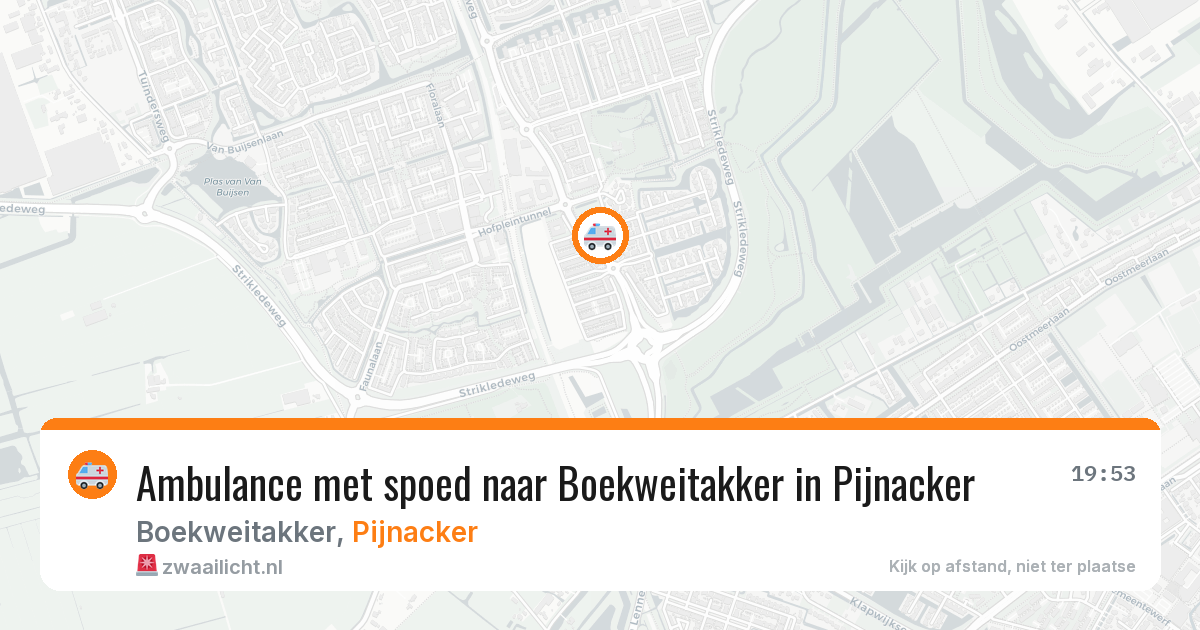 Ambulance met spoed naar Boekweitakker in Pijnacker — 5 mrt 2026