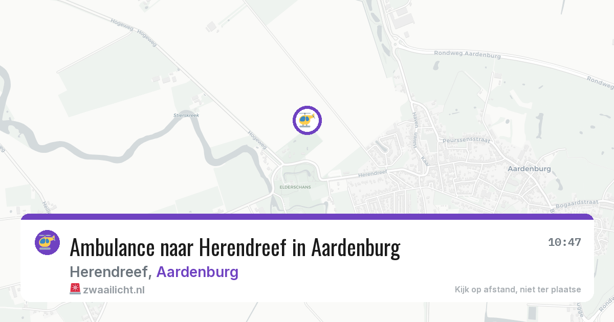 Ambulance naar Herendreef in Aardenburg — 5 jul 2026