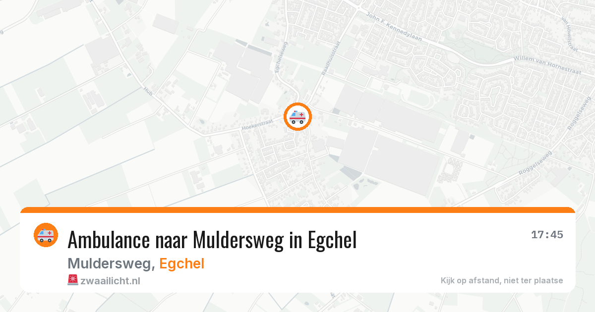 Ambulance naar Muldersweg in Egchel — 22 mei 2026