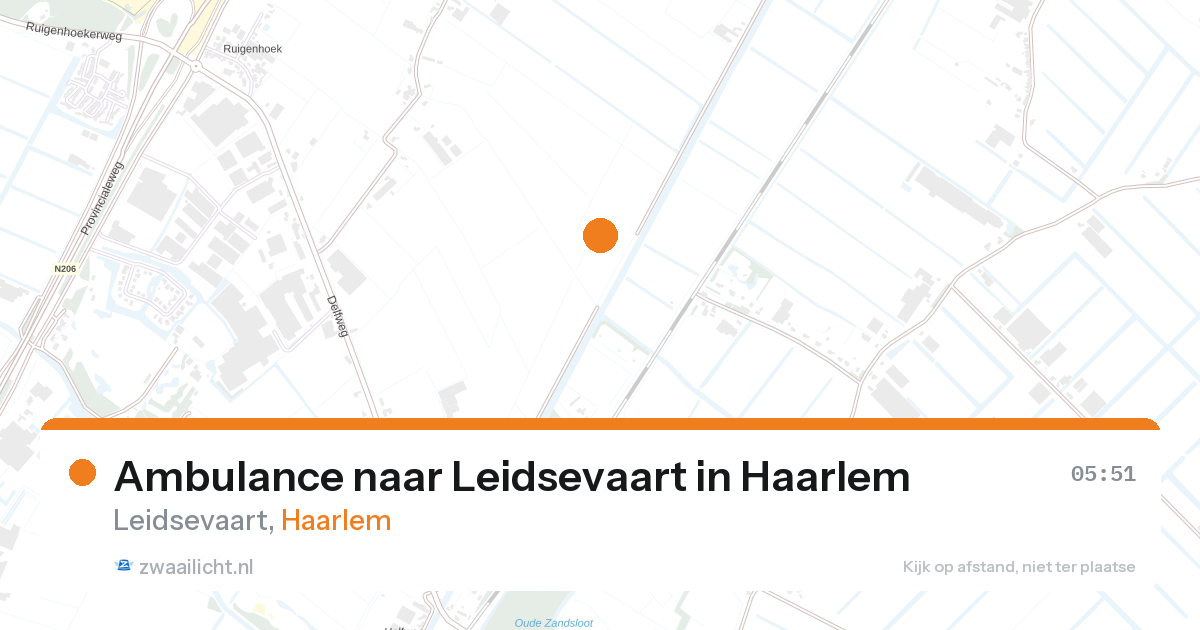 Ambulance naar Leidsevaart in Haarlem — 16 jun 2026
