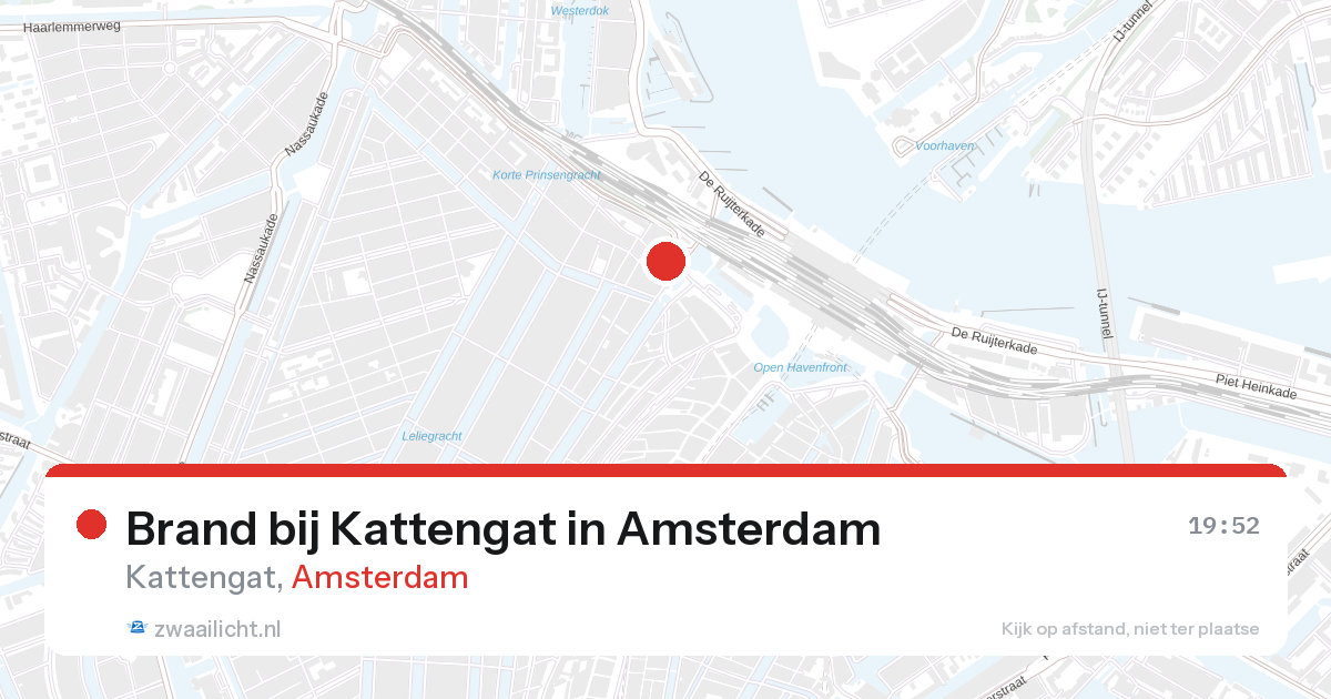 Brand bij Kattengat in Amsterdam — 25 jun 2026