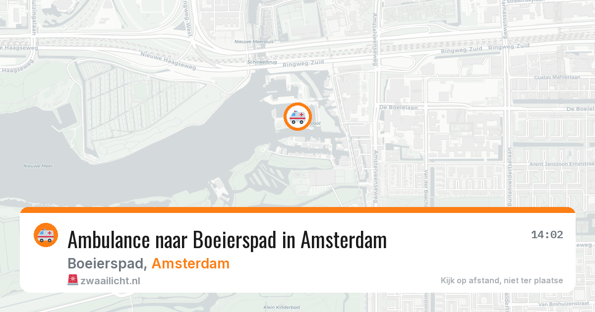Ambulance naar Boeierspad in Amsterdam — 29 jul 2026