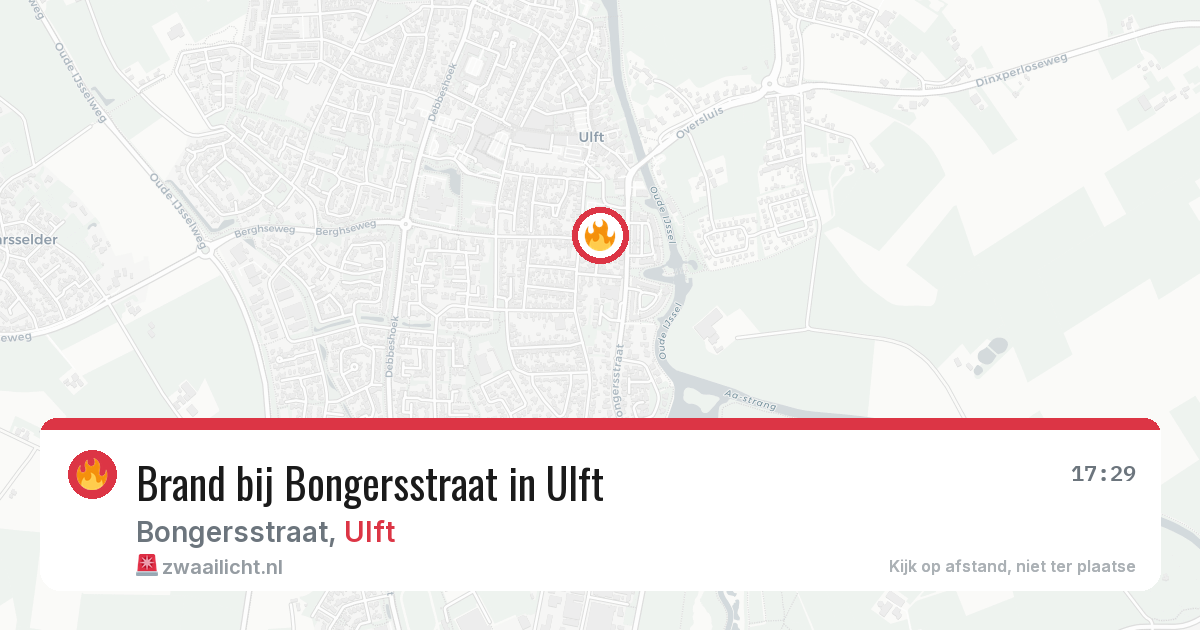 Brand bij Bongersstraat in Ulft — 29 mei 2026