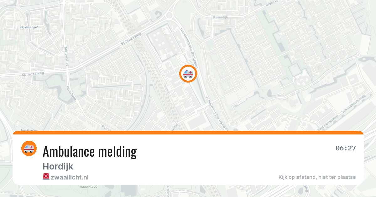 Ambulance melding — 8 jul 2026