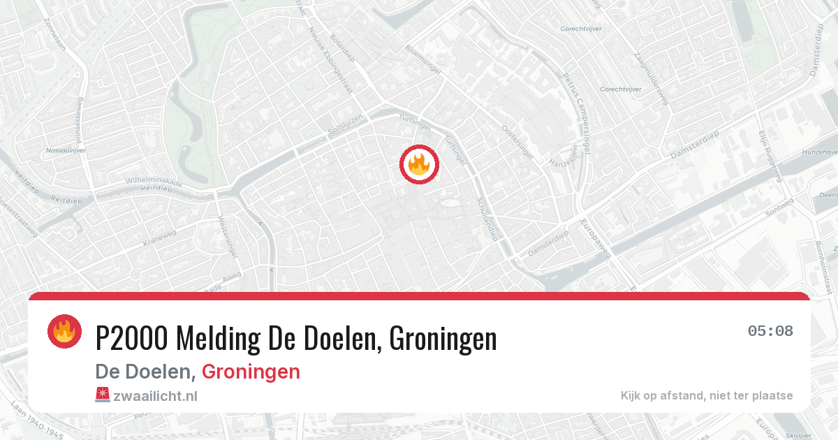 P2000 Melding De Doelen, Groningen — 28 jun 2026