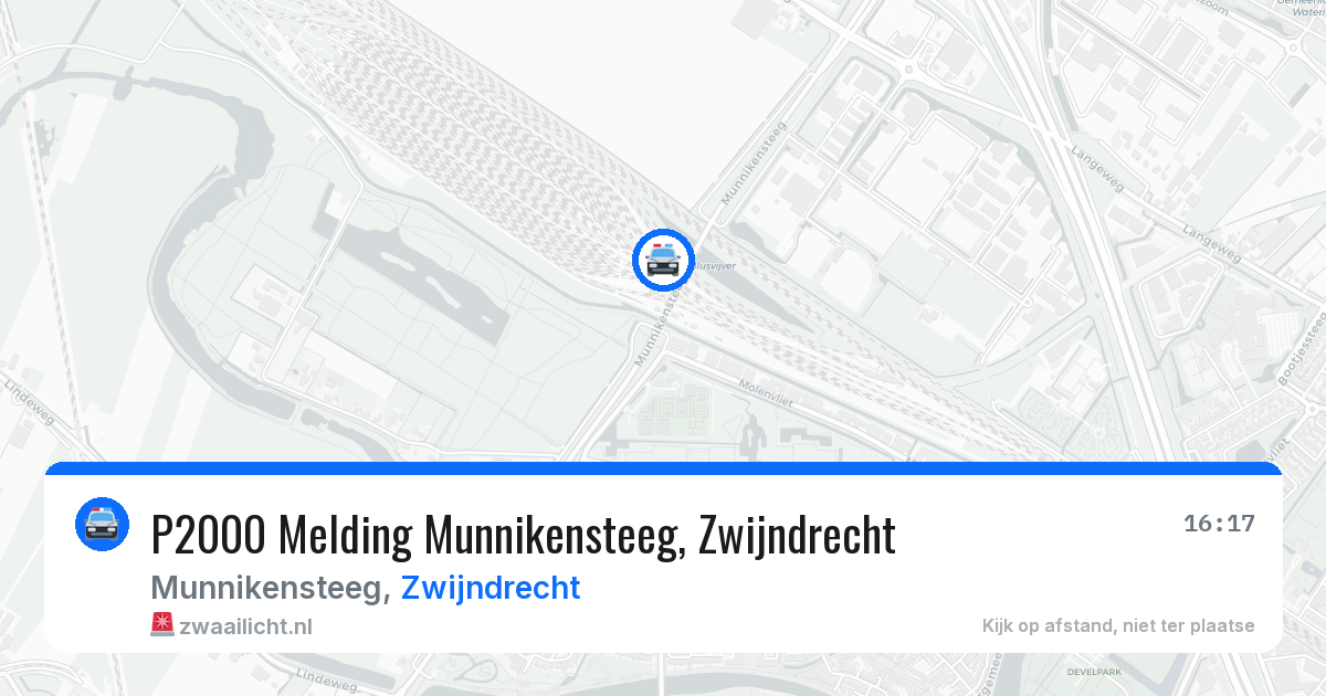 P2000 Melding Munnikensteeg, Zwijndrecht — 12 mei 2026