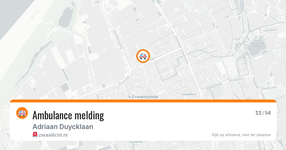 Ambulance melding — 28 jun 2026