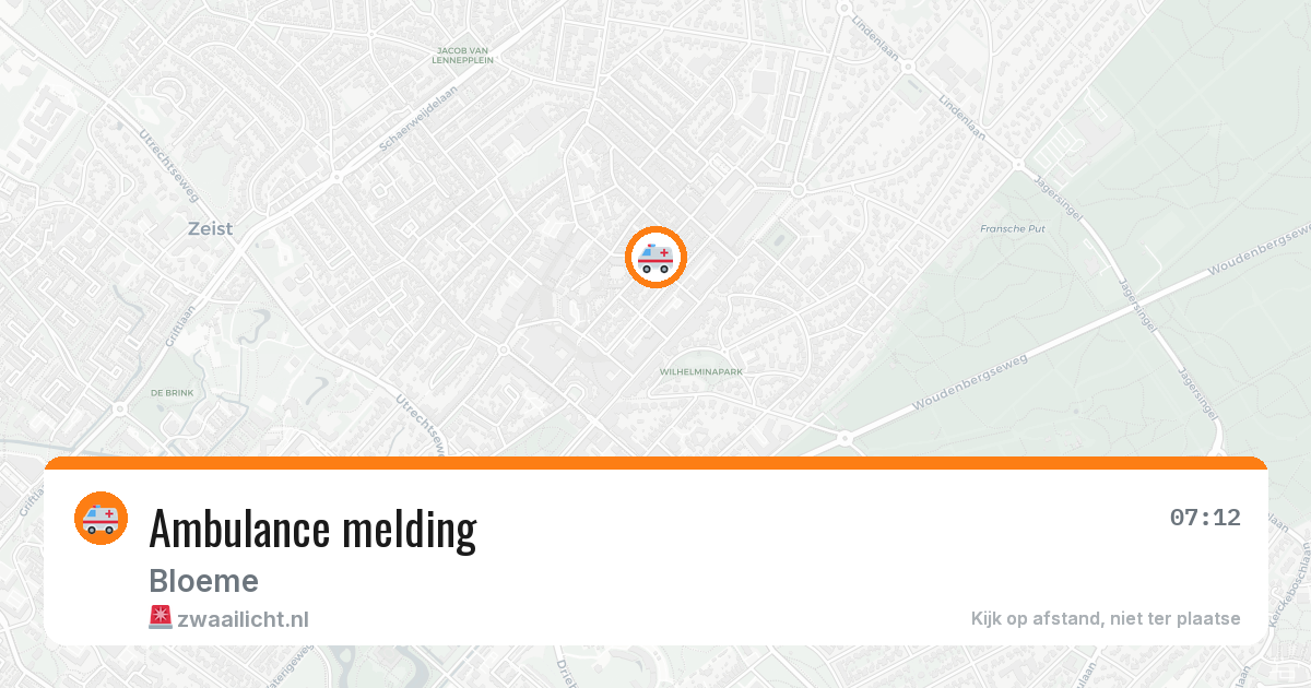 Ambulance melding — 17 apr 2026