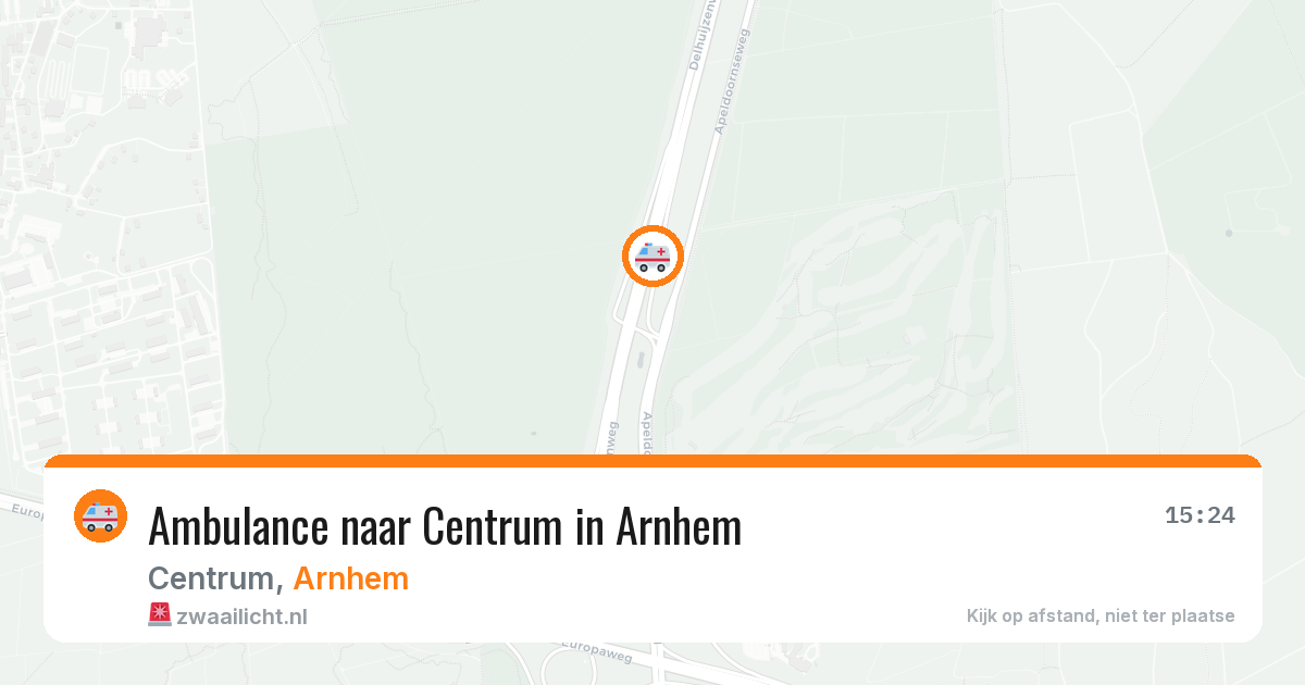 Ambulance naar Centrum in Arnhem — 11 aug 2026