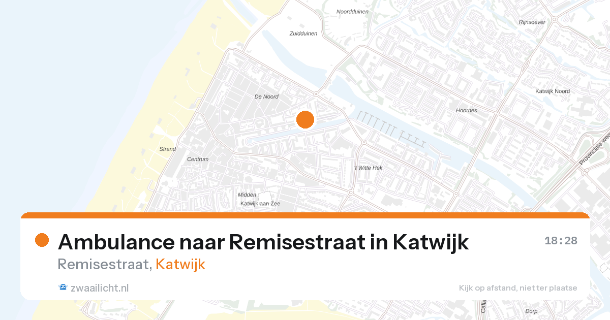 Ambulance naar Remisestraat in Katwijk — 17 mrt 2026