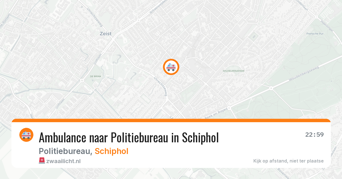 Ambulance naar Politiebureau in Schiphol — 7 apr 2026