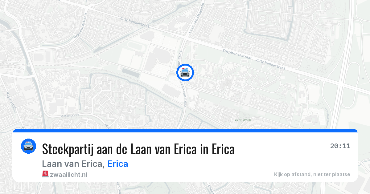 Steekpartij aan de Laan van Erica in Erica — 24 jun 2026