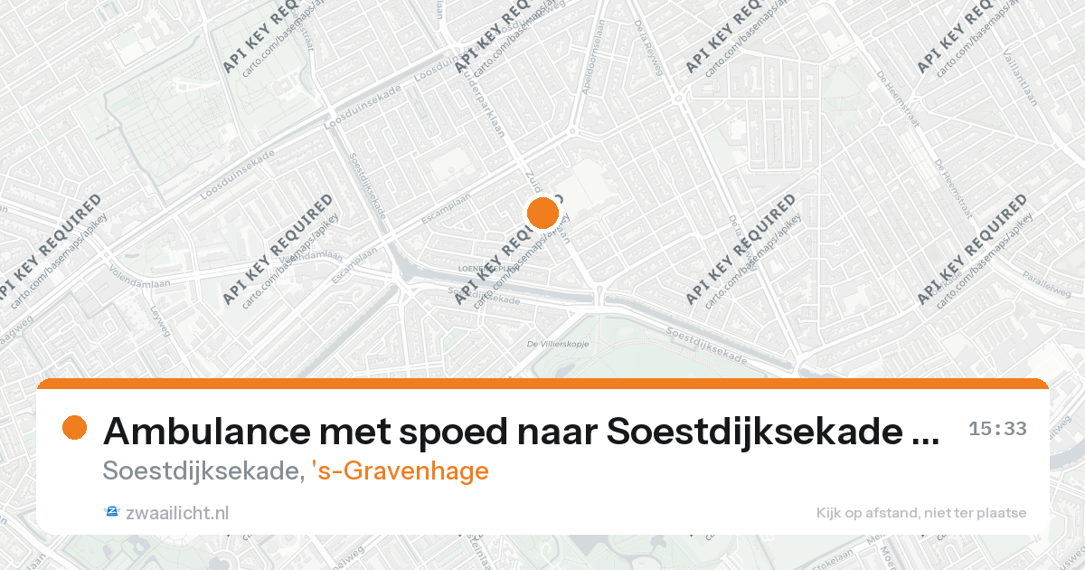 Ambulance met spoed naar Soestdijksekade in 's-Gravenhage — 26 aug 2026