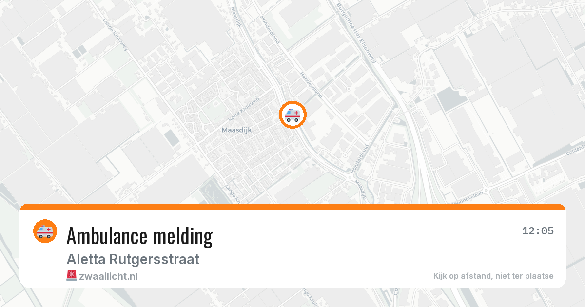 Ambulance melding — 31 jul 2026