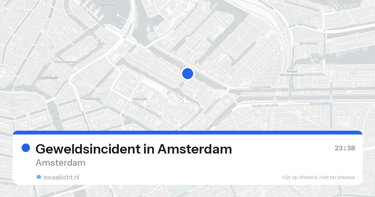 Geweldsincident in Amsterdam — 20 aug 2026