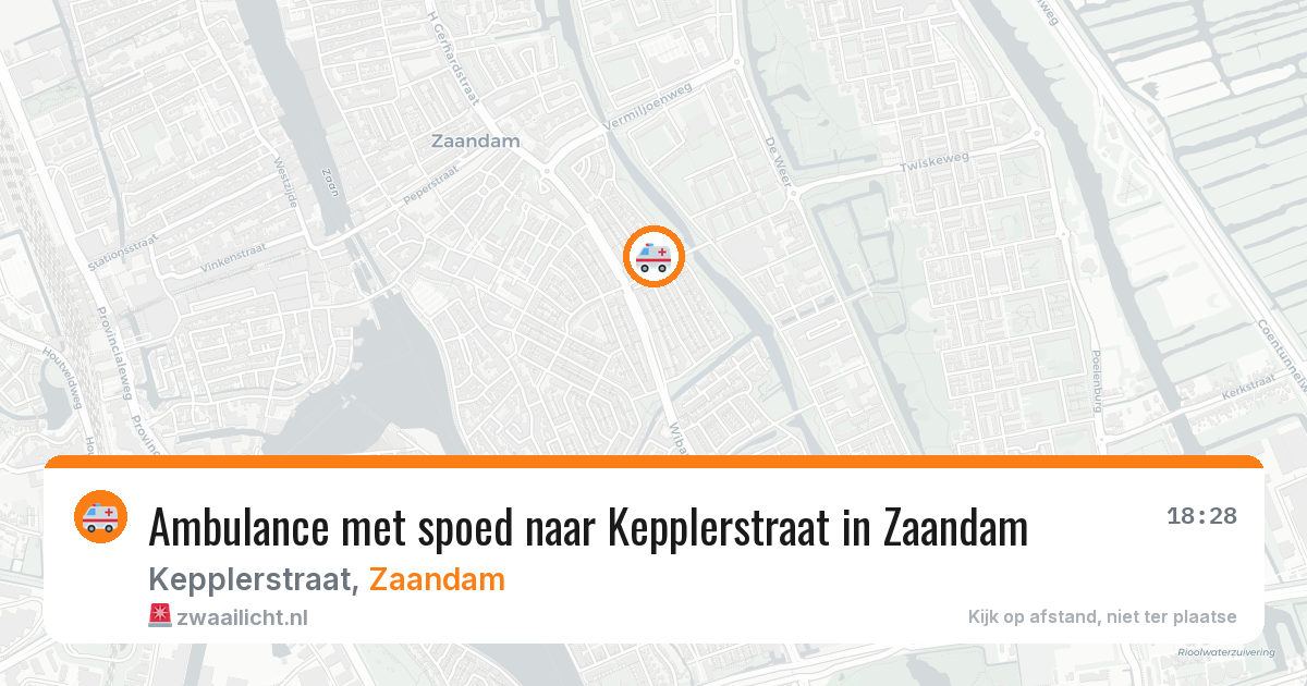 Ambulance met spoed naar Kepplerstraat in Zaandam — 7 feb 2026