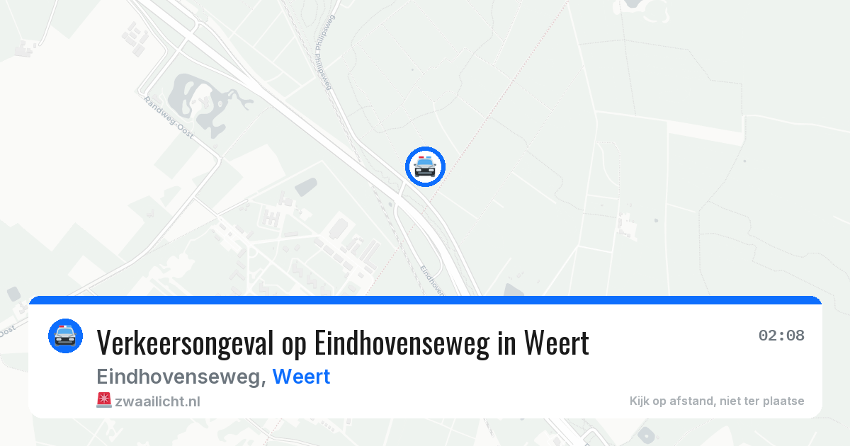 Verkeersongeval op Eindhovenseweg in Weert — 6 feb 2026