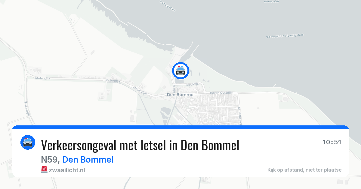 Verkeersongeval met letsel in Den Bommel — 12 jun 2026