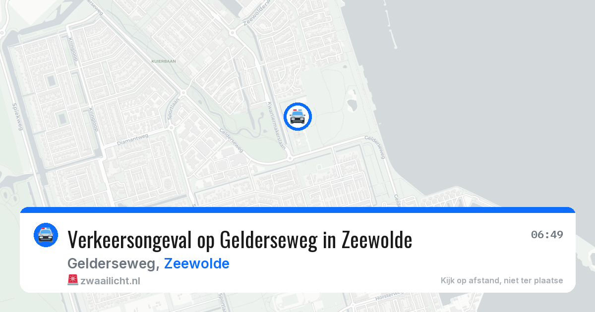 Verkeersongeval op Gelderseweg in Zeewolde — 4 aug 2026
