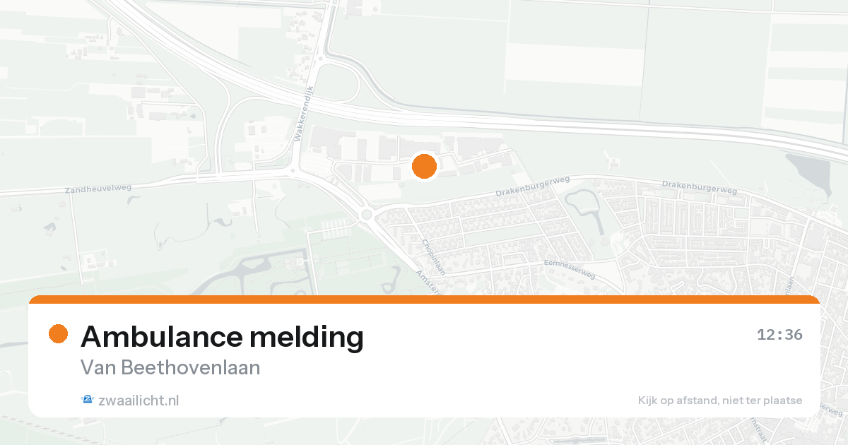 Ambulance melding — 7 feb 2026