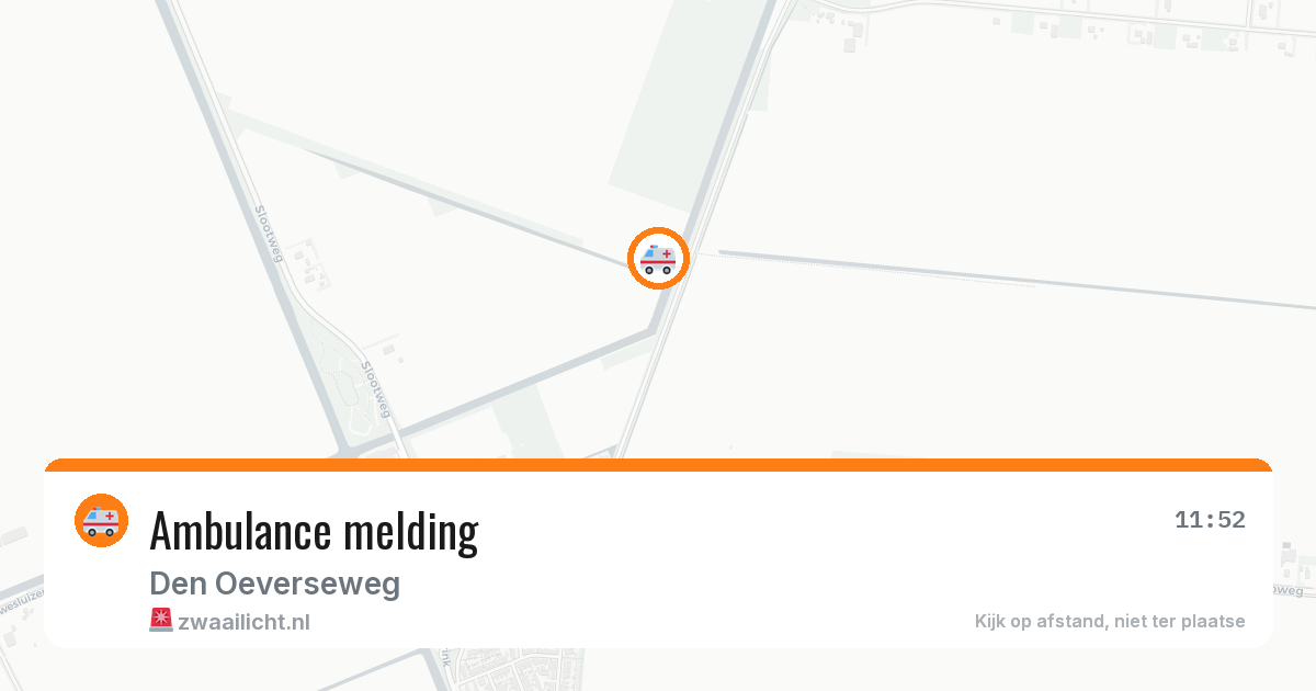 Ambulance melding — 28 mrt 2026