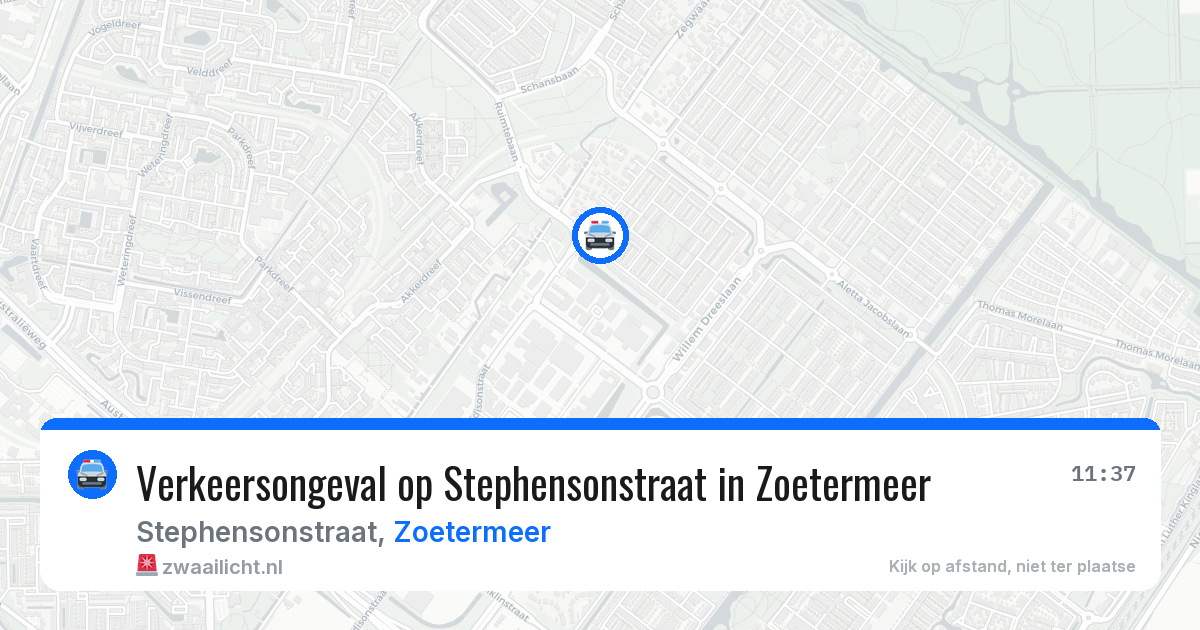 Verkeersongeval op Stephensonstraat in Zoetermeer — 26 mei 2026