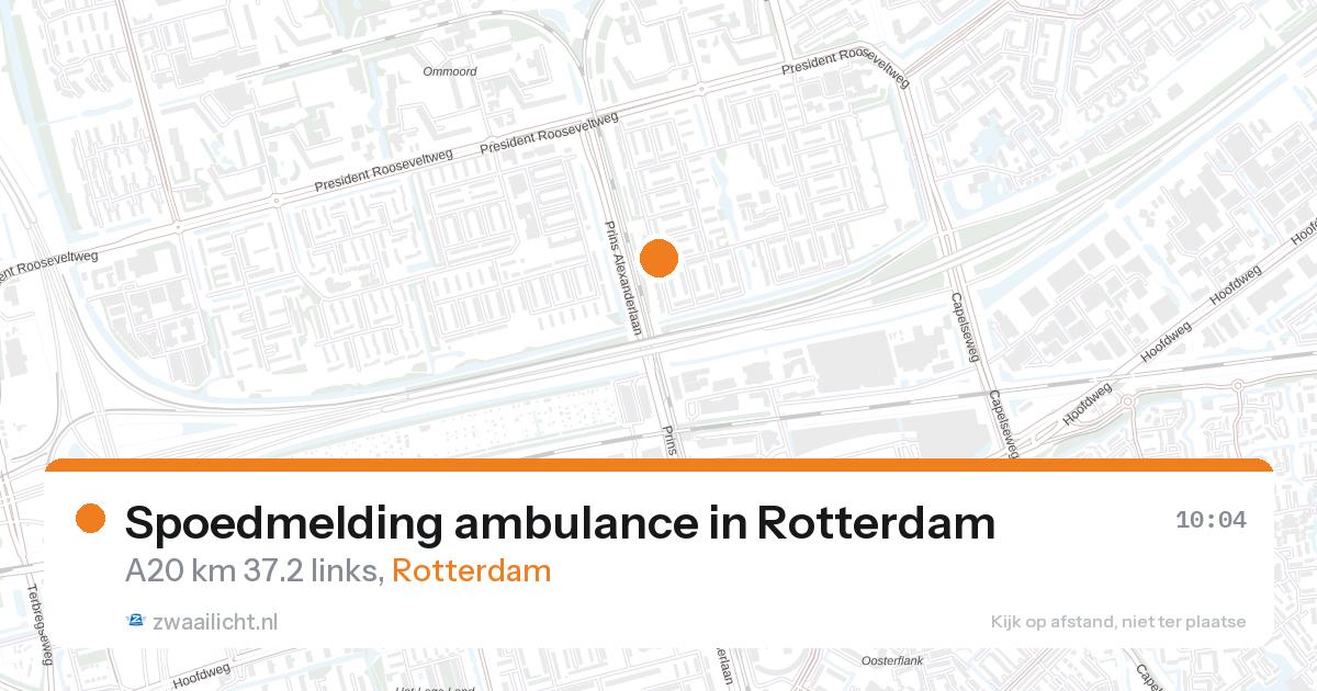 Spoedmelding ambulance in Rotterdam — 27 aug 2026
