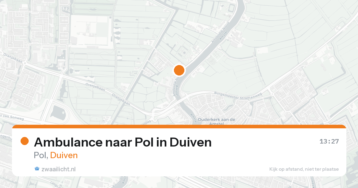 Ambulance naar Pol in Duiven — 30 jan 2026